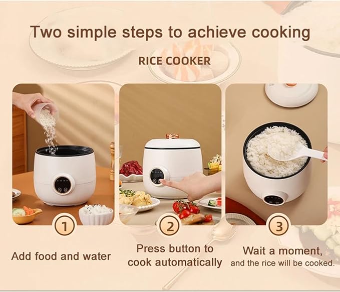Rice Cookers Mini Electric Rice Cooker Intelligent Automatic Multifunctional Smart Soup Hot Pot Frying Pan Food Warmer Rice Maker