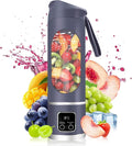Portable Blender Personal Electric USB500ML Portable juicer Shakes and Smoothies BlenderSmall BlendersMixingCompact、Convenient and Versatile (Purple)