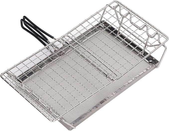 Stable Structure Folding Gas Toaster Stainless Steel Camping Stove Toaster Portable Outdoor for Camping Wearable with Stable Structure Suitable for Different