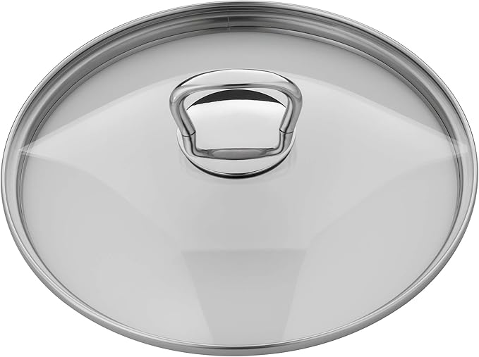 Silit Pot Set 10-Piece Toskana Pouring Rim Glass Lid Stainless Steel Suitable for Induction Hobs Dishwasher-Safe