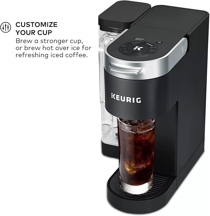Keurig K-Supreme Single Serve K-Cup Pod Coffee Maker MultiStream Technology 4 Brew Sizes 66oz Dual-Position Removable Reservoir Black (Renewed)