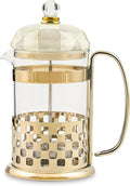 MACKENZIE-CHILDS Sterling Check French Press