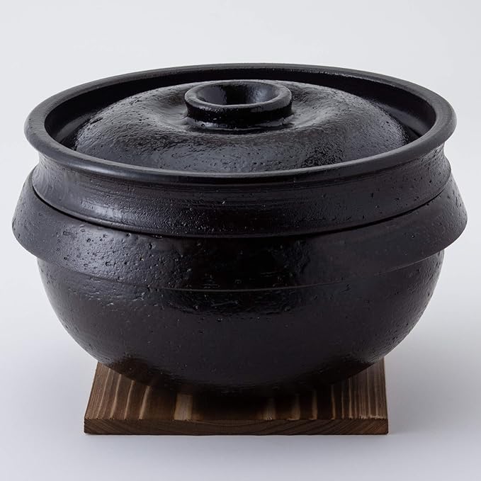 Haseen Pottery ANC-80 Haseen Pot Rice Pot Rice Pot Pot Pot 22.4 fl oz (1200 ml) Microwave Use Rice Pot Rice Pot Rice Pot Rice Pot Rice Pot Rice Pot Rice Pot Japanese