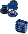 vancasso Starry 18 Pieces Dinnerware Sets for 6 Bundles Stern 6 Oz Dipping Bowl