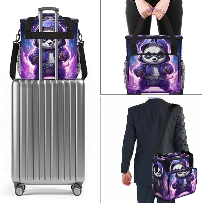 Angry Panda Coffee Maker Carrying Bag Portable Travel Storage Tote Bag Compatible with K-Mini or K-Mini Plus Single Serve Coffee Brewer Carrying Case with Multiple Pockets &amp Shoulder Strap