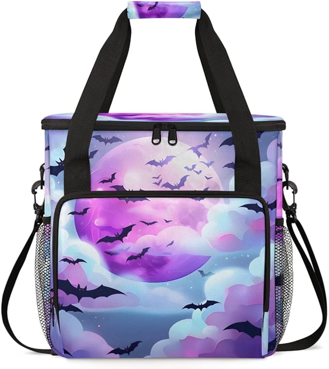 Fantastic Bat Coffee Maker Carrying Bag Fantastic Bat Travel Storage Bag Compatible with K-Mini or K-Mini Plus Single Serve Coffee Brewer Carrying Case with Multiple Pockets &amp Shoulder Strap