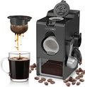 SavePod Coffee Pod Maker with Reusable Coffee Pods Compatible with Keurig and K-Cup Coffee Machines Smart Easy to Use &amp Convenient (Black Small)