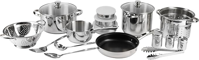 Renberg Luca RB Cookware Set 18 Pieces