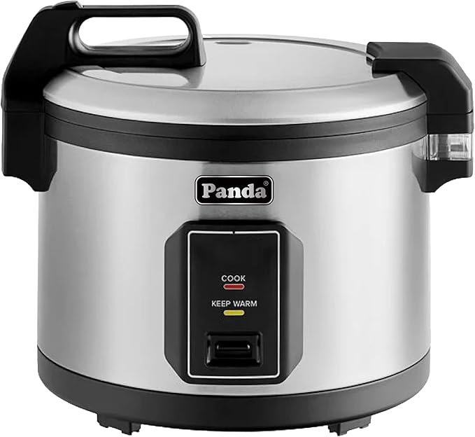 Panda Commercial Large Capacity Rice Cooker &amp Warmer - Extra Large 30 Cups Raw/60 Cups Cooked 120V/1500W ETL Listed