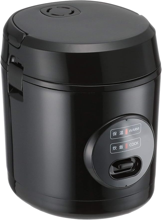 山善 Cooker Microprocessor 1.5 炊ki Mini raisukukka- Black YJE – M150 (B)