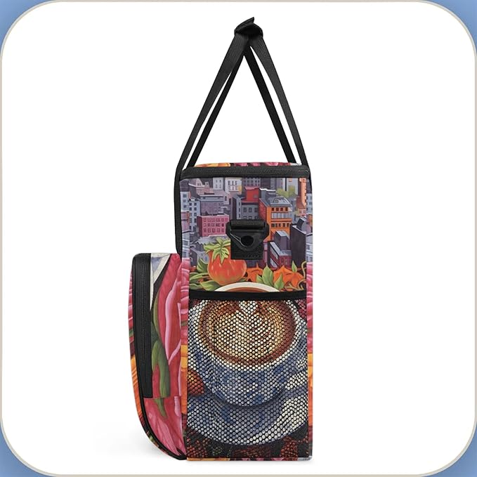 Coffee Maker Travel Bag Compatible with Keurig K-Mini K-Mini Plus or Other Accessories Portable Coffee Maker Case with Shoulder Strap for Travel(Bag Only)