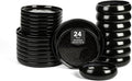 Stone Lain Lagoon 24-Piece Dinnerware Set Stoneware Plates and Bowls set Microwave and Dishwasher Safe Dish Set for 8 Black