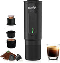 H02PRO Travel Coffee Maker Portable Espresso Machine for Camping 20 Bar Mini Coffee Maker Compatible with NS Capsule &amp Ground Coffee Battery Operated Self-heating Car Coffee Machines for Travel