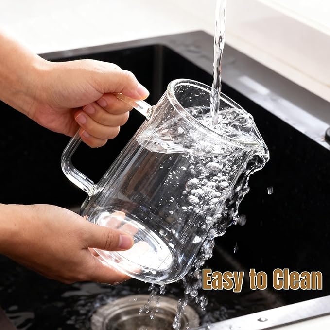 Glass French Press Coffee Maker 34oz Double Wall Heat-Resistant Borosilicate Glass Coffee Press with Stainless Steel 4-Level Filtration Also Fit for Tea