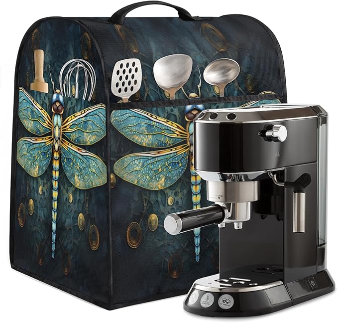 cfpolar Kitchen Aid Mixer Cover Compatible with 6-8 Quarts Animal Dragonfly Mandala Stand Mixer Cover Kitchen Aid Mixers Accessories Appliance Organizer Bag Dust Covers with Zipper Pocket