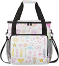 Star Heart Coffee Maker Carrying Bag Portable Travel Storage Tote Bag Compatible with K-Mini or K-Mini Plus Single Serve Coffee Brewer Carrying Case with Multiple Pockets &amp Shoulder Strap