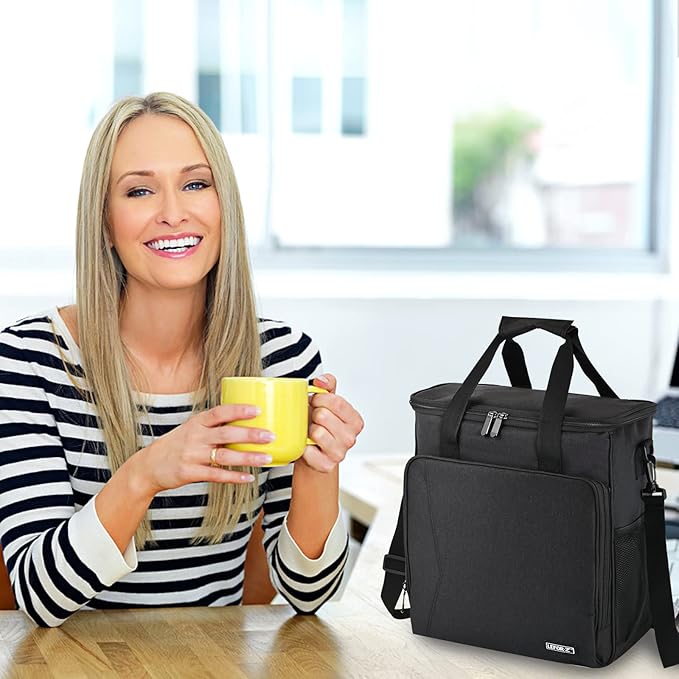 Travel Coffee Maker Carrying Bag Compatible with Keurig K-Mini or K-Mini Plus Single Serve Coffee Maker Portable Storage Bag with Shoulder Strap(Patented Design)