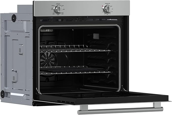 Forno Vomero 30-Inch Wall Oven – 5 Cu. Ft. Capacity Stainless Steel 3550W Convection Mechanical Controls Self-Cleaning Function