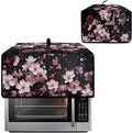 Doojoayie Small Appliance Cover 6 Slice Toaster Dust Protection Cover 19.7x16x 10 Bread Machine Protector Cherry Blossom Print Gift for Mother Wife Women Cook