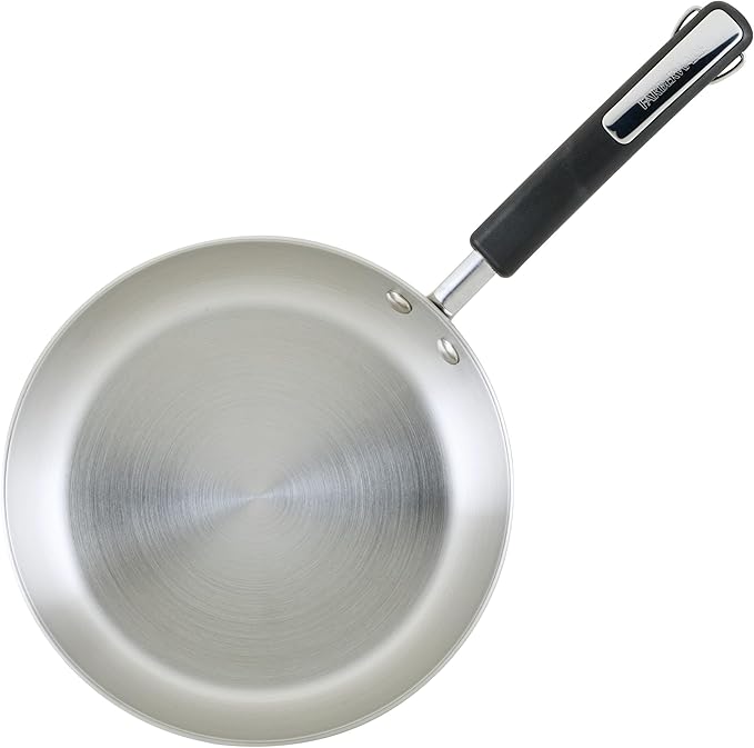 Farberware Brilliance Stainless Steel Cookware Pots and Pans Set with Kitchen Cooking Tools and Glass Lids 10 Piece Dishwasher Safe and Induction Ready Stainless Steel