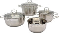 Karl Kruger SM 4 4 Pieces Manhattan Stainless Steel Set Silver