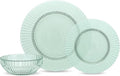 Eater x Zwiesel Fortessa Seraphina Glass 12 Piece Dinnerware Set (Service for 4) Verde Green