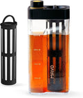 MAVO Cold Brew Coffee Maker 27oz Iced Coffee Maker and Tea Brewer Fine Mesh Filter Leak-Proof Seal Removable Design for Easy Cleaning Durable Tritan Material Space Saving - Home and Camping