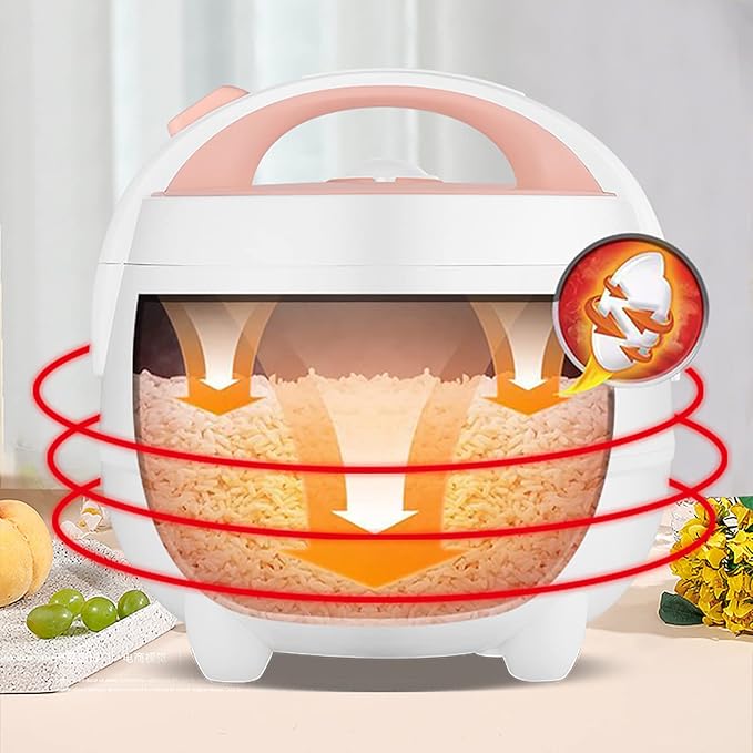 Rice Cooker Rice Cooker And Steamer Multi Cooker 2L With Keep-Warm Function For 1-3 People