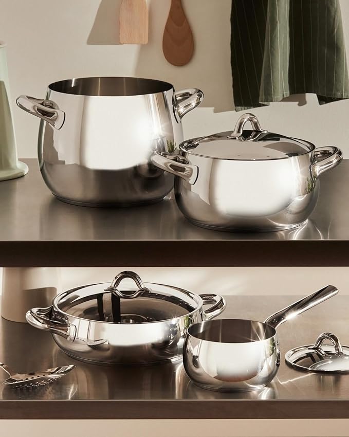Alessi SG100S7 Mami 7 Piece Kitchen Set Silver