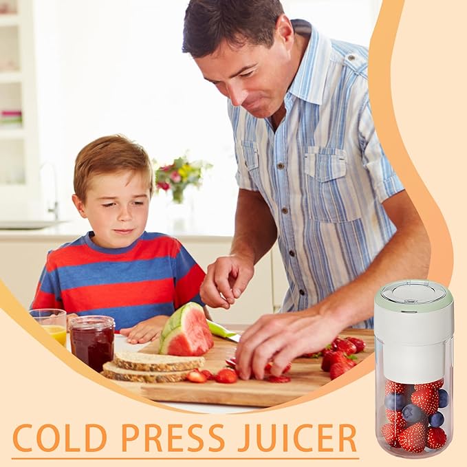 AOYEBO Portable Blender - Rechargeable Cordless with Anti-Corrosion Design Personal Blender for Shakes and Smoothies Easy Clean and Hygienic for Daily Use