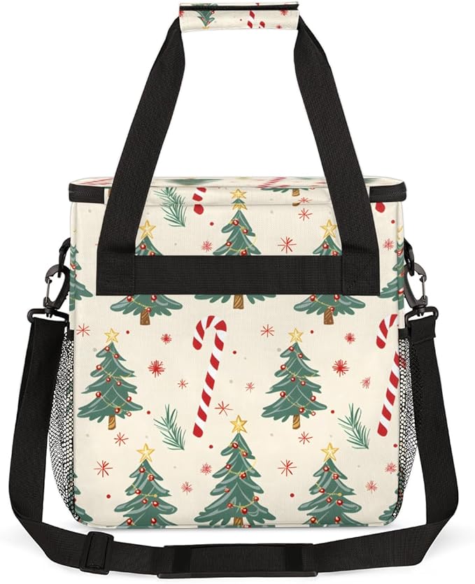 Cartoon Tree Coffee Maker Carrying Bag Modern Tree Travel Storage Bag Compatible with K-Mini or K-Mini Plus Single Serve Coffee Brewer Carrying Case with Multiple Pockets &amp Shoulder Strap