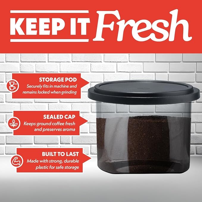 Gourmia 10 Cup Grind &amp Brew Coffee Maker - Built-In Burr Grinder 3 Brew Strengths Programmable Digital Display Pause &amp Serve Keep Warm Auto Shut Off Black
