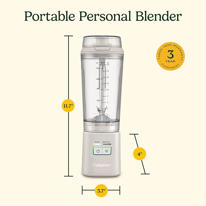 Cuisinart Personal Portable Blender Tan PBL-100