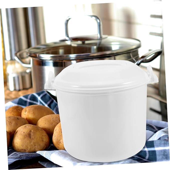 1Set Microwave Rice Cooker with Lid Multifunctional for Rice Hot Dishes Food Grade for Home Office Party Use