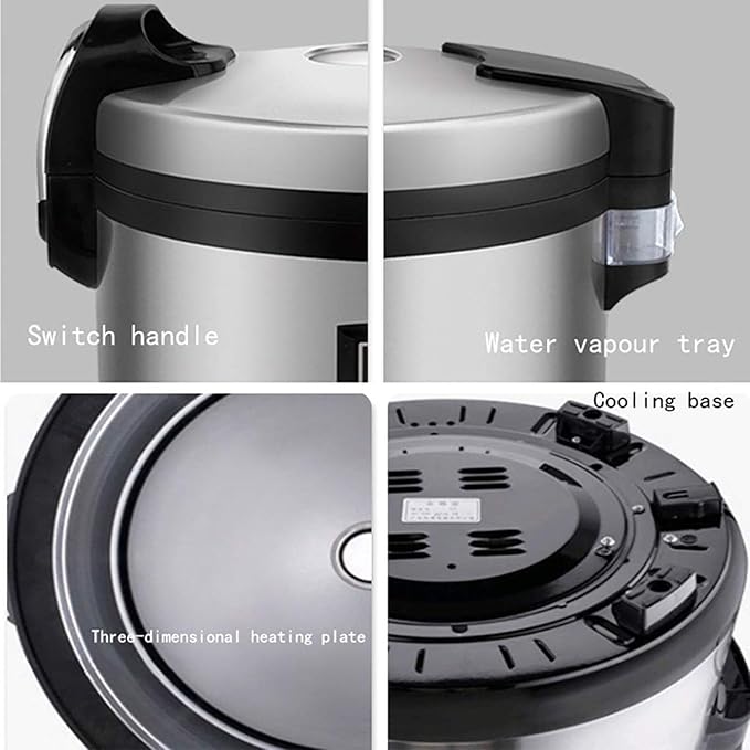 Rice Cooker - 10L-25L Large Capacity Automatic Insulation Multi-function Commercial Electric Rice Cooker Suitable For Hotels Canteens School Restaurant For 10-50 People Rice Cooker ( Size : 10L-1