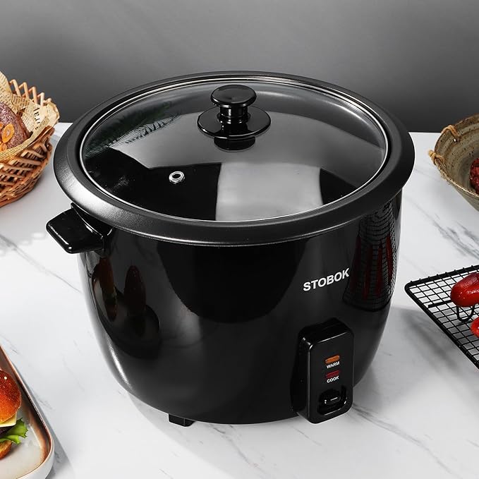 Ciieeo Small Rice Cooker Electric Rice Maker Clear Lid Travel Electric Pot Mini Stew Pot For Homes Camping 2.8l With Us Plug