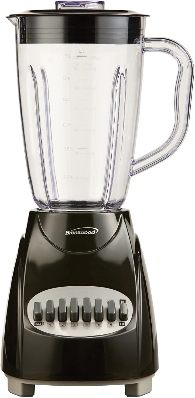 Brentwood Blender 12-Speed Plus Pulse Black
