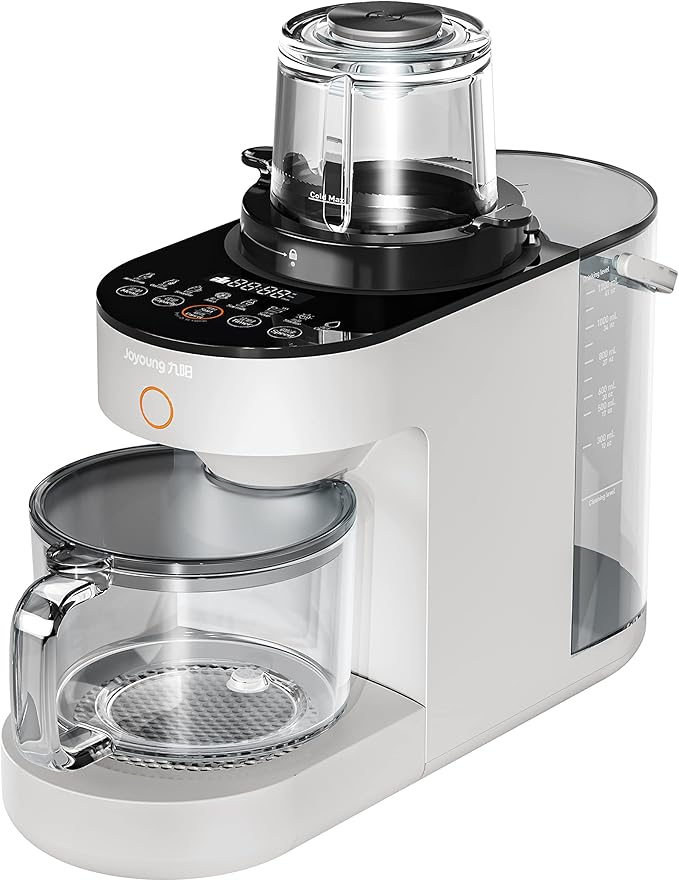 JOYOUNG 1200ml Food Blender White 8 Functions Quick Vegan Milk in 3 Minutes