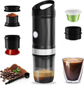 Portable Coffee Maker Travel Coffee Maker with 3-4 Min Self-Heating 20 Bar 9600mAh Durability Mini Espresso Maker Compatible with NS Capsule &amp Ground Coffee for Camping Travel RV Hiking Offi