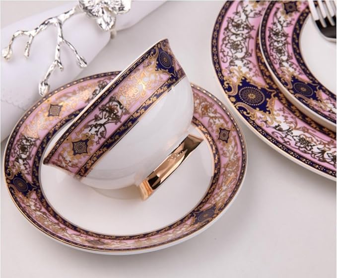 8-piece dinnerware sets porcelain dinnerware set dishes set for 2 bone china dinnerware set wedding hotel family gathering banquet for hotel banquets weddings home use