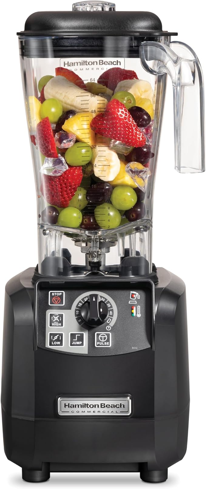 Hamilton Beach Commercial Tempest High-Performance Blender 64 Ounce / 1.8 Liter Capacity 3 HP Motor NSF Certified HBH650R