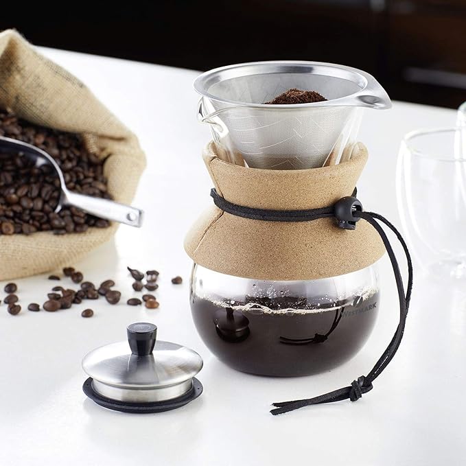 Westmark 24592260 Brasilia Coffee maker with filter and lid 18/8 stainless steel