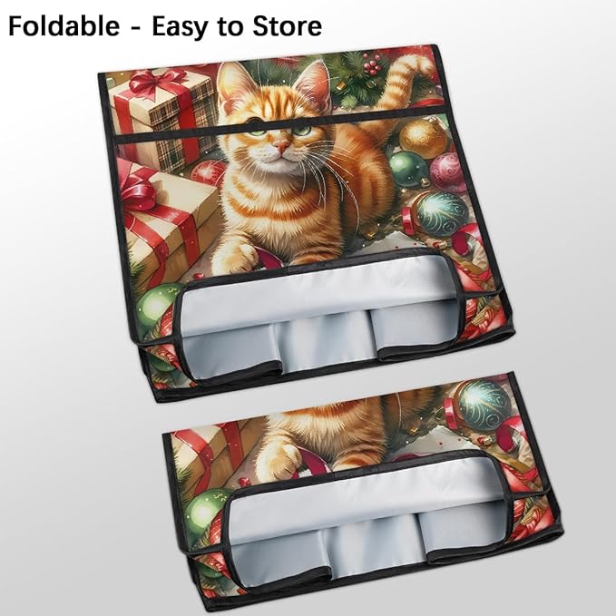 cfpolar Kitchen Aid Mixer Cover Compatible with 6-8 Quarts Christmas Ball Cat Xmas Stand Mixer Cover Kitchen Aid Mixers Accessories Appliance Organizer Bag Dust Covers with Zipper Pocket