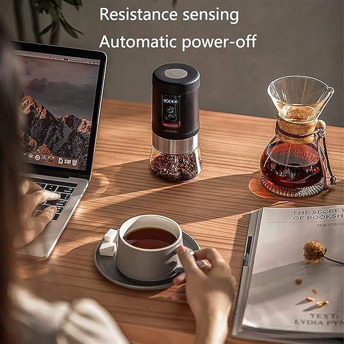 Coffee Maker Removable Small Coffee Machine Fully Automatic Home with Grinder Office Mini Espresso Coffee Maker Stainless Steel Portable Coffee Machine 20240311