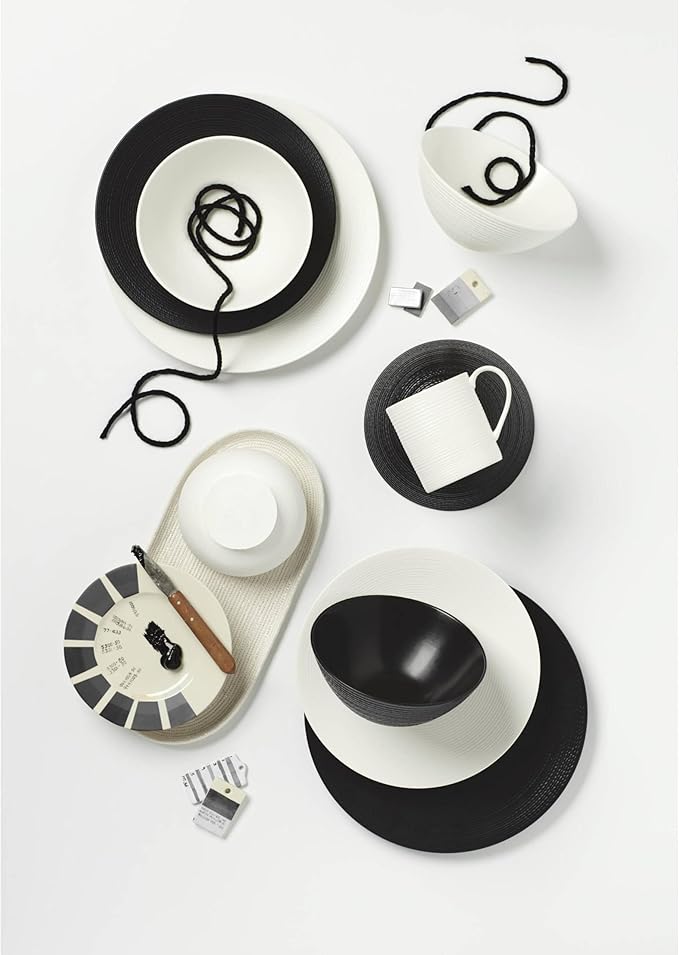 Lenox 895250 Lx Collective Black 12-Piece Set White