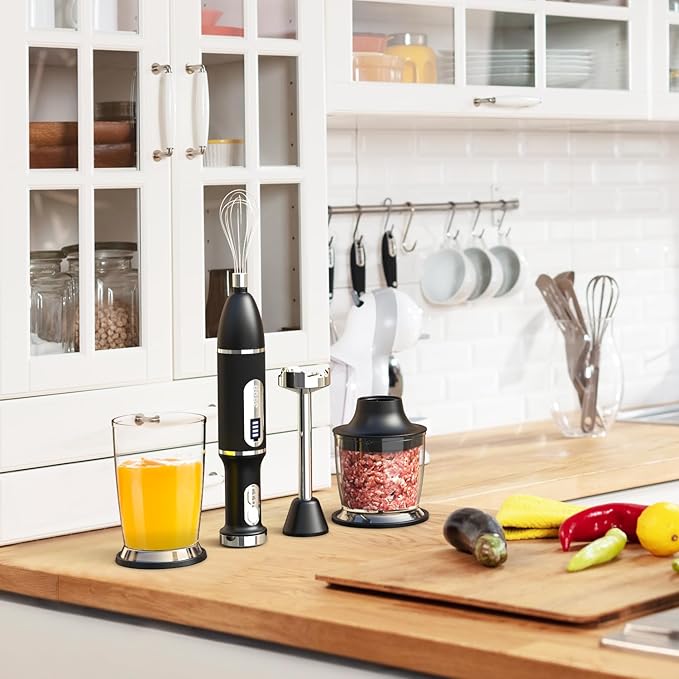 dace DA-CSTICK-BK cordless immersion blender handheld with Long Battery Life USB Chargeable | Cordless Immersion Blender Handheld for Home Outdoor | On-the-Go Blending
