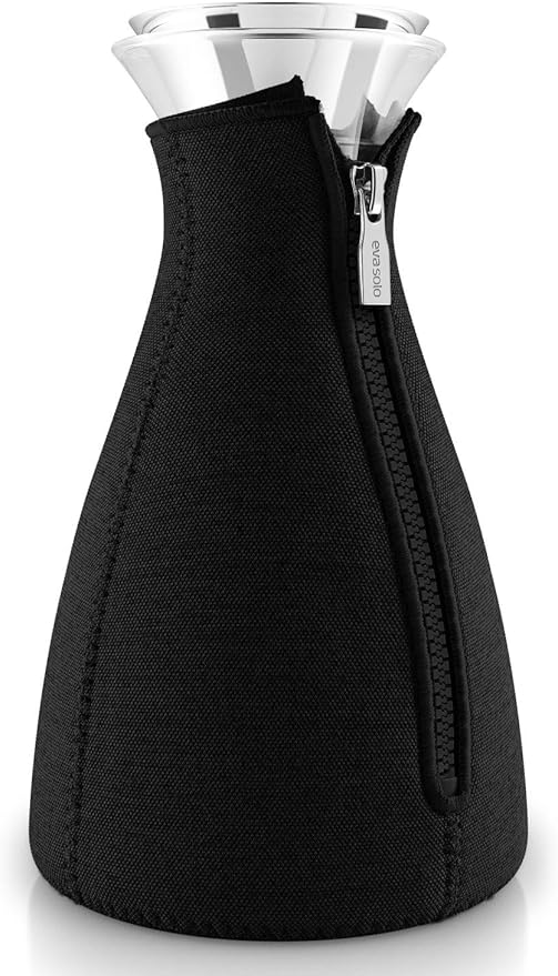 Eva Solo Cafe Solo Coffee Maker with Woven Cover 1 Liter Black Standard