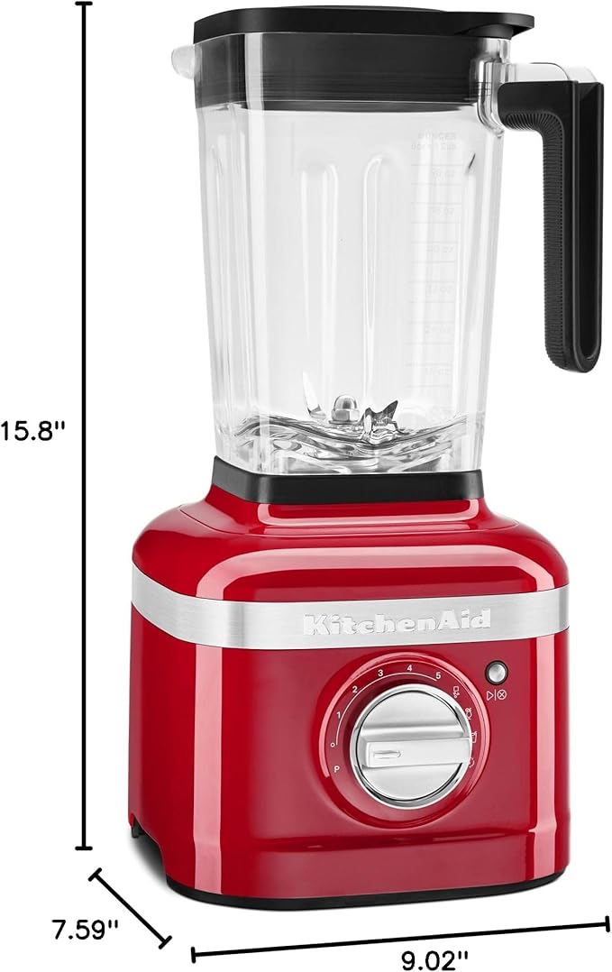 KitchenAid K400 Variable Speed Blender - KSB4027 Passion Red 56 oz
