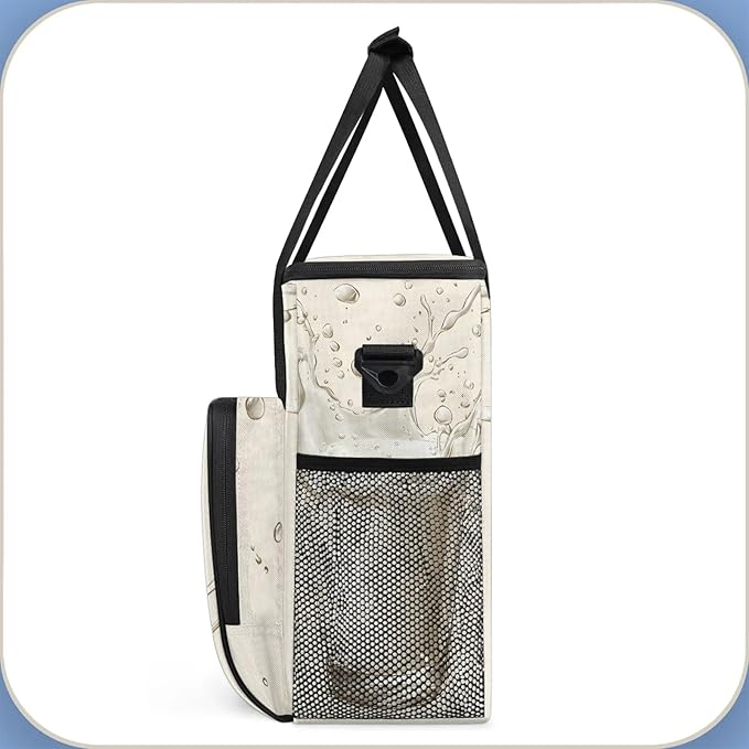 Milk Drinks Coffee Maker Travel Bag Funny Insulated Grocery Bag Travel Picnic Leakproof Cooler Bags With Shoulder Strap