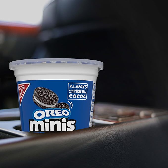 OREO Minis Chocolate Sandwich Cookies 12 - 3.5 oz Snack Cups